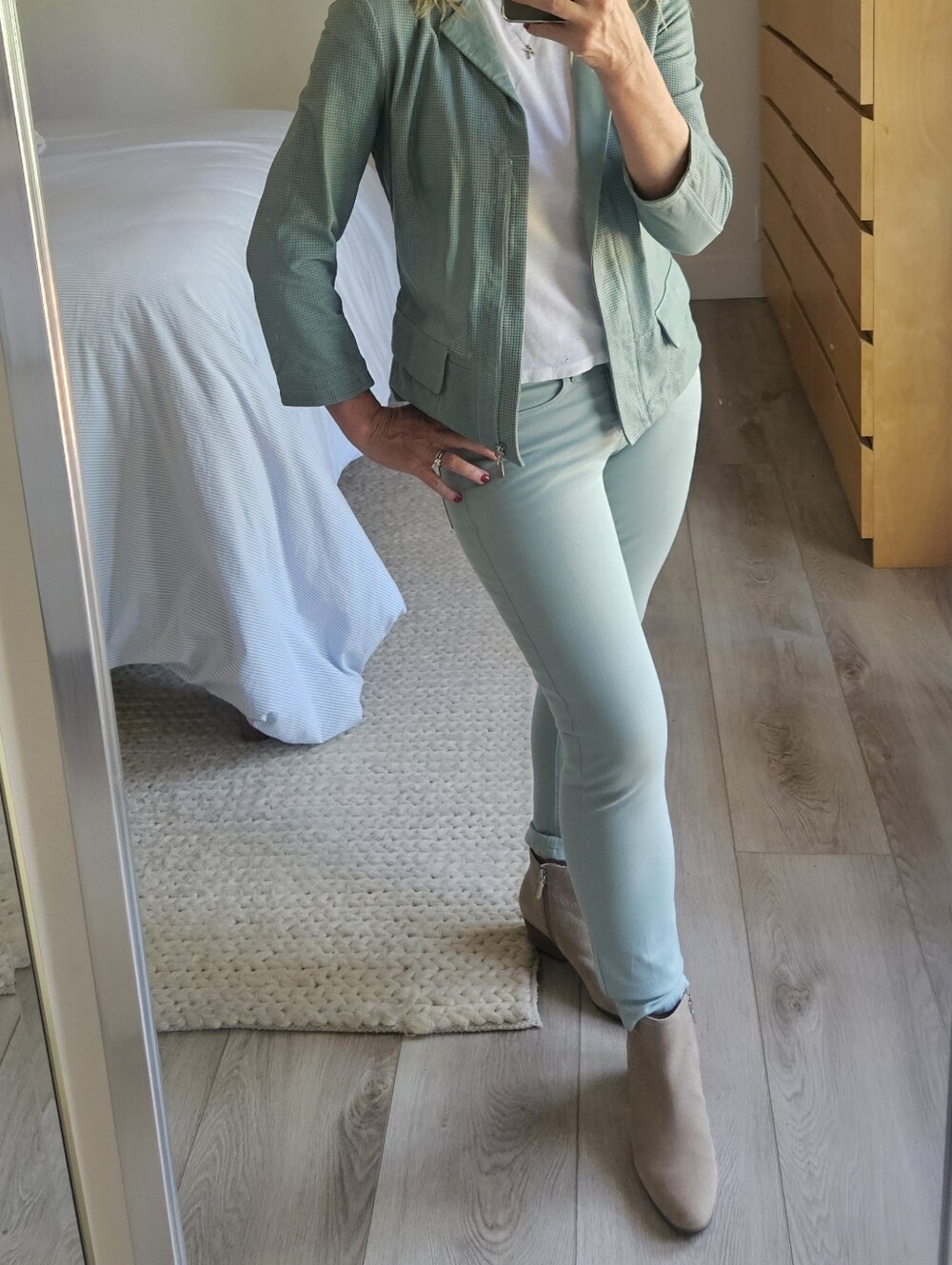 Escada Sport Tina Pant Light Green Size 34